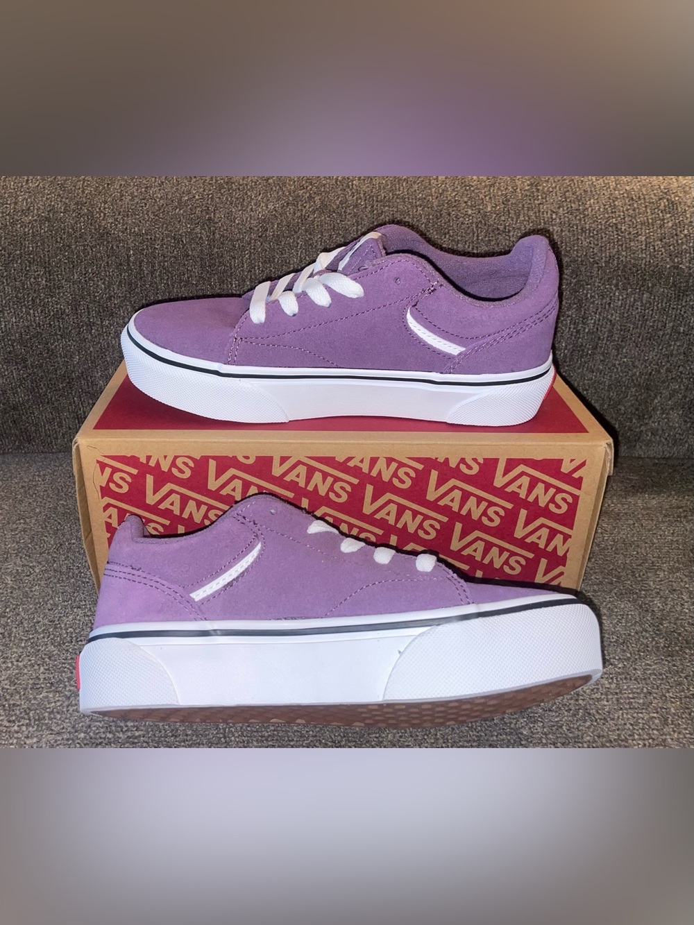 Girls Size 2 Vans Seldan Platform Shoes